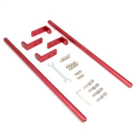 Yeebyee Supporting Pull Rod Kit Aluminum Alloy Upgrade Red Tie Rod Set for Ender 3/Ender 3 V2/Ender 3 pro 3D Printer (365mm/14.4")