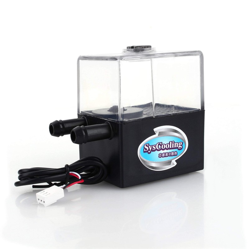 Zerone Water Cooling Pump, Sc-300t 12v DC Ultra Quiet 4W