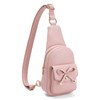 Viverte Small Sling Bag Crossbody Fanny Pack for Girls PU