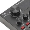 Live Sound Card with Built in Microphone Clear Recording Portable