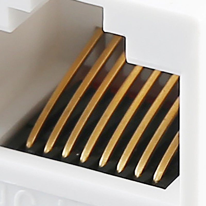 tunghey Keystone Jack Cat6, Cat6 Keystone Jacks 90 Degree, RJ45