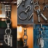 KeyUnity KA15 Titanium Key Ring, Connector, 360 Degree Rotation, Titanium