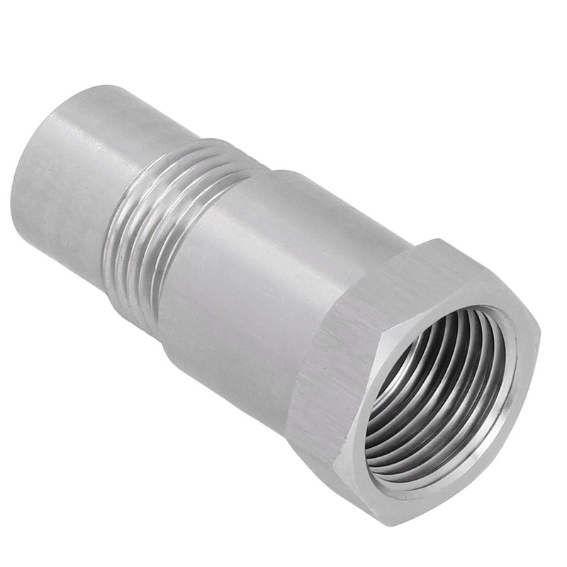 2Pcs Oxygen Sensor Adapter Welding Plug Engine Auxiliary with Filter