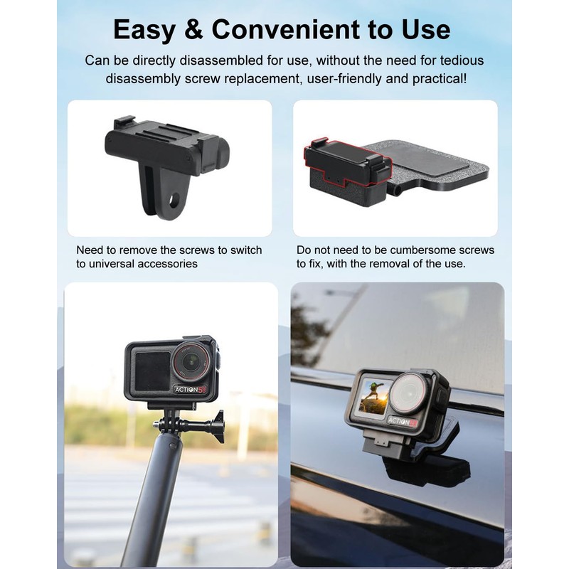 Magnetic Stand Base for DJI Osmo Action 5 Pro/4/3/OSMO 360