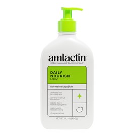 Loción corporal hidratante diaria AmLactin  Hidrata al instante, alivia la rugosidad  Potente terapia alfa-hidroxi exfolia suavemente  Suaviza la