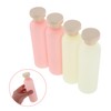 ULTECHNOVO 4pcs Travel Squeeze Bottles Refillable Empty Plastic Containers with