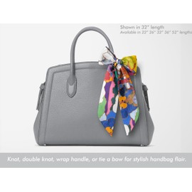 Liberty London Purse, Head, or Neck Scarf - "Prospect Road" Skinny Scarf - Headband, Handbag, Purse Handle - Silky Tana Lawn Cotton