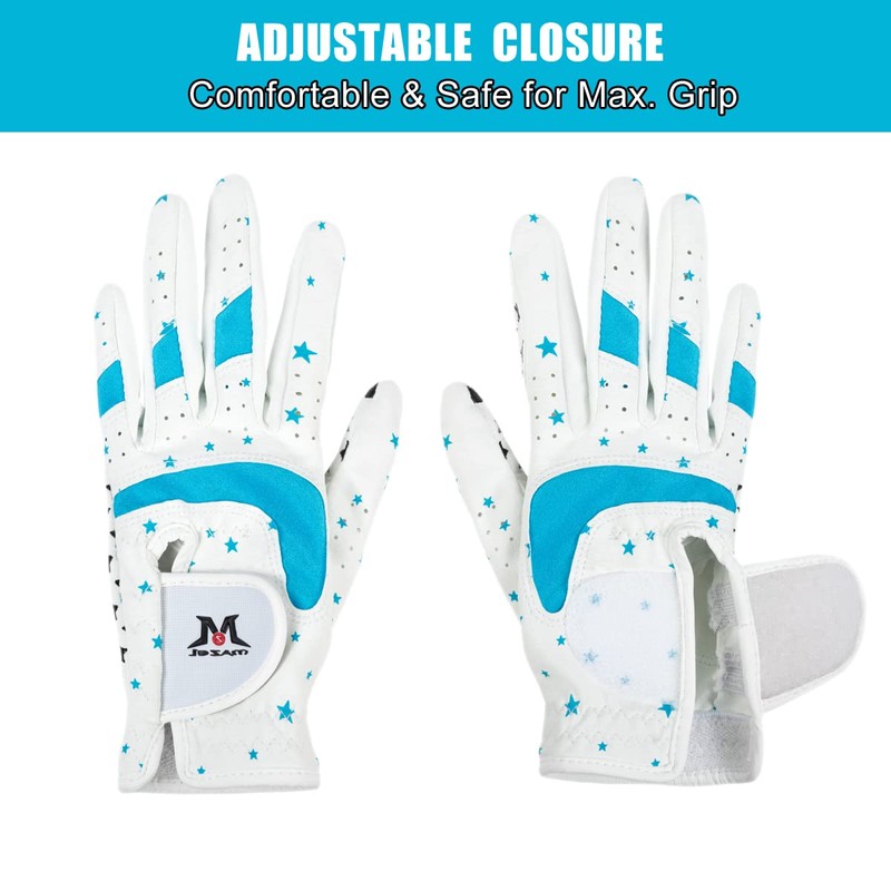 MAZEL Golf Gloves for Kids Junior Kids Ambidextrous Golf Gloves