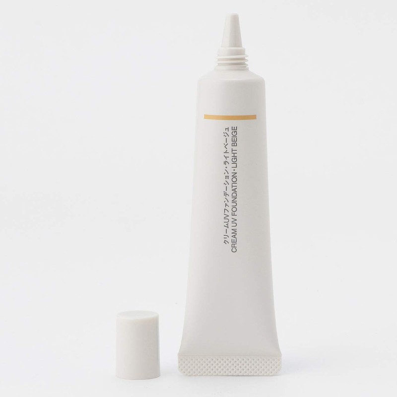 MUJI 02124694 Cream UV Foundation, Light Beige, SPF 31, PA+++