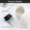 Segbeauty Soap Dispenser, 320ml Shampoo and Conditioner Dispenser, Dishwashing Liquid