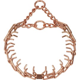 Herm. Sprenger Ultra-Plus Prong Dog Training Collar, Anti Pull Training Pinch Collar, CUROGAN (3.0 mm x 17" Neck Size; 20" Chain Length) - O-Ring Version