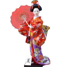 Japanese Doll Japanese Souvenir Foreigners Precent Japanese Kimono Doll Geisha Doll Model Oriental Doll Decoration (D)