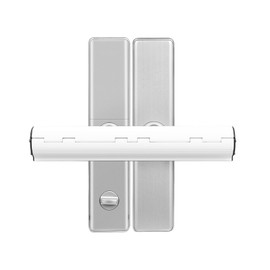 Qivine French Patio Door Security Lock, Double Door Locks for French Doors French Door Security Devices Lock for Doors Compatible with Horizontal Double Handles Patio and Conservatory (Type A)