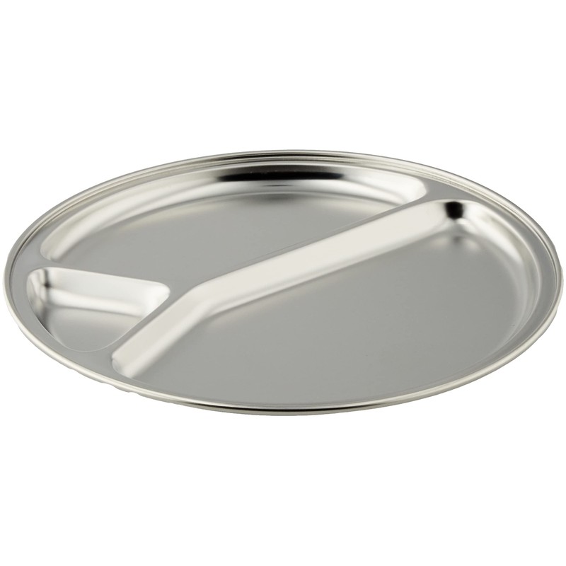 Nagao 29025 Tsubamesanjo Lunch Plate, 9.8 inches (25 cm), 18-8