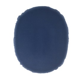 Foam Ring Cushion, Removable Cover, Navy Cover, 18 inches