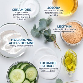 Plexaderm Daily Face Moisturizer - Hyaluronic Acid for Deep Hydration - For All Skin Types, Fragrance-Free, 1 fl oz