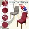 Oloepfo Chair Covers for Dining Room Chair Covers Set of