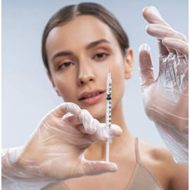 AroPaw Disposable Case of 1,000 Vinyl Gloves, Powder Free, Latex Free Disposable (Large-1000) VGPF-3003