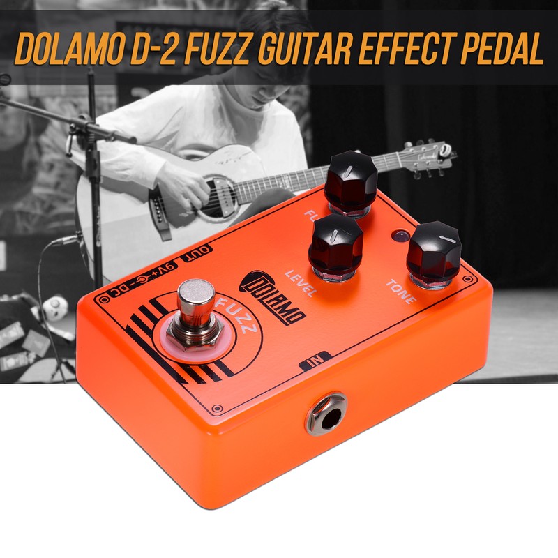 Dolamo D-2 FUZZ Guitar Effect Pedal with True Bypass for
