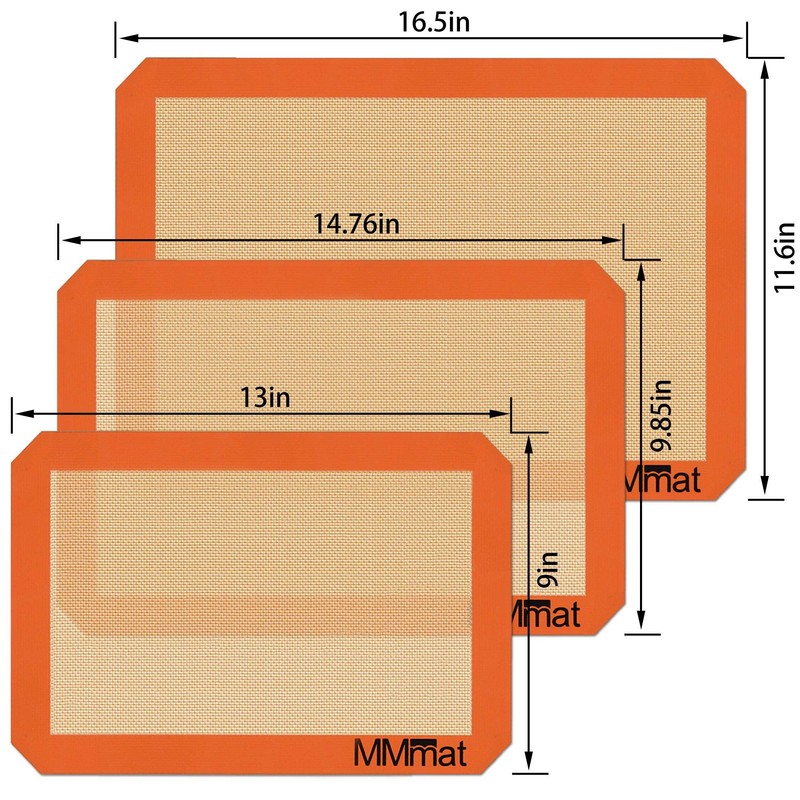 MMmat Silicone Baking Mat - Best German Silicone - Non