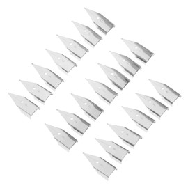 Ciieeo 4sets Fountain Pen Nibs Metal Nibs Replacement for Writing Art 20pcs*4