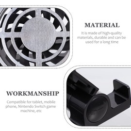 Operitacx Flacher Kühlventilator Elektrische Ständer Kühler Für USB Betriebene Lüfter Gaming Tablet Guy Offizielles Zubehör Pad Handheld Kühlerhalter Kompatibel