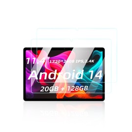 UYRUREL Screen Protector for YINOCHE P10 Android 14 11-inch Tablet, Anti-Scratch 9H Hardness Touch Sensitive 2.5D Rounded Edges Bubble Free Easy to Install,2 Pack.