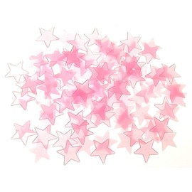 Kinteshun Glow in The Dark Stars Sticker Luminous Stars Wall Ceiling Pasters(100pcs,Pink,1.2 Inches)