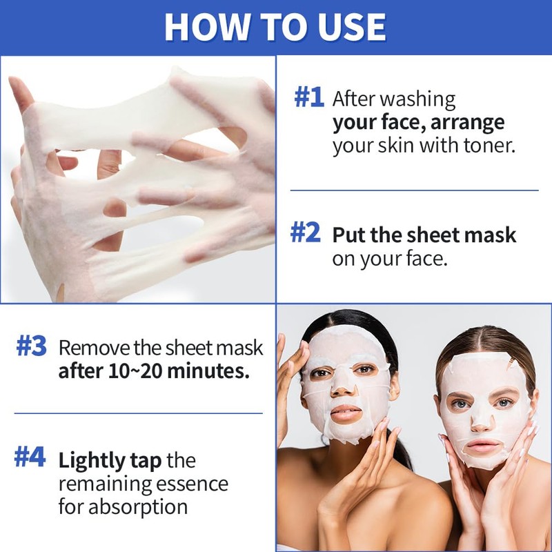 EUNYUL [PACK OF 8] Purity Sheet Mask Pack 8 Types