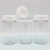 2 x Clear 100ml Flip Top Paint Pots Refillable for