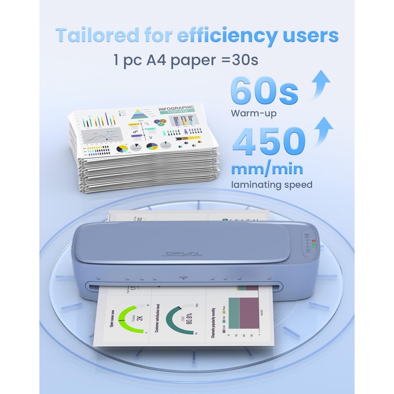 13 Inch Laminator Machine 11x17 with Laminating Sheets Personal Laminator