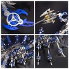 3D Metal Model Kits, Mechanical Scorpion King Blue 3D Metal