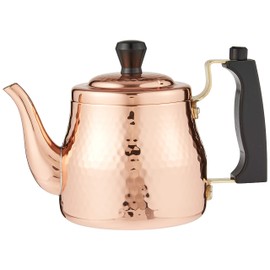 Shinko Metal S-2508 Teapot Copper 0.3 gal (1.1 L) Hammer Insert Teapot