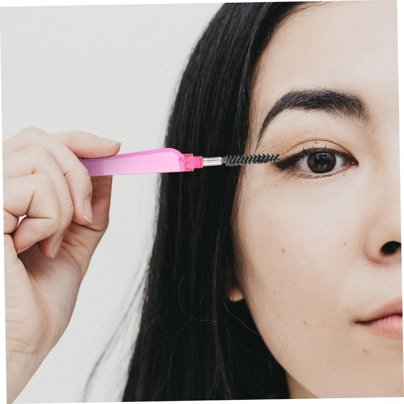 Ipetboom 2-in-1 Eyelash Brush Brow Comb Folding Mascara Separator Compact