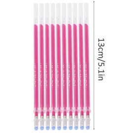 LiebeWH 100pcs Red Heat Erasable Pens Refill High Temperature Disappearing Pen Refill Heat Erasable Marker Tailoring Tool Accessory