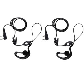 Mengshen Baofeng Auricular Walkie Talkie Headphones Earpiece Two Way Radio Headset for BF-888S / BF-777S / BF-666S / UV-5R / 5RA / 5RE (2 PCS) EJ01 2Pack