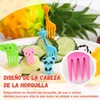 Kit 120 Piezas Palillos para Lunch Niños,Incluir 10 Mini Botellas,101