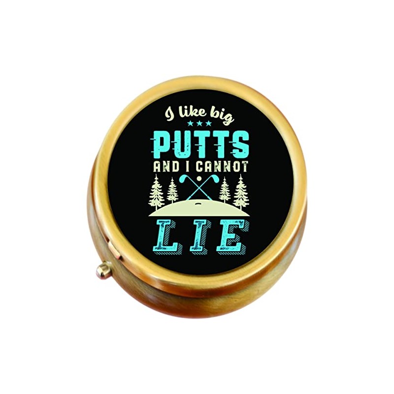 Golf I Like Big Putts and I Cannot Lie Brass