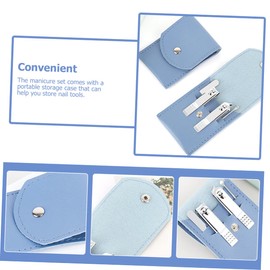 Healeved 3set Nail Clippers for Women Manicure Kit Professional Nail Care Tools Storage Case for Occasions