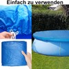 WINOK Pool Covers for Round Diameter 183 cm Swimming Pool,