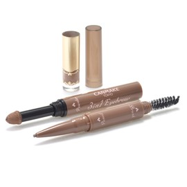 Canmake 3 in 1 Eyebrow 02 Ash Brown Pencil Eyebrow Powder Eyebrow with Brush