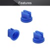 MroMax Flat Fan Spray Tip, 110 Degree Plastic Nozzle 0.3mm