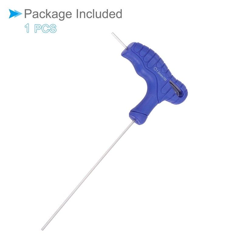 CoCud T-Handle Hex Wrench 1.5mm Hex CR-V Steel Metric T