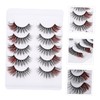 Healeved Natural Durable Eyelash Extensions 5 Pairs Lash Clusters for