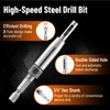 Bates- Self Centering Drill Bit Set, 3 Pack, 7/64", 9/64",