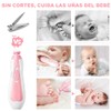 AXIDUN-Lima de uñas bebe, Cortaúñas para bebe eléctrico, Pulidor de