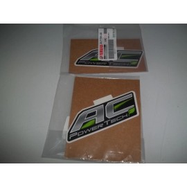 Yamaha (2) OEM YAMAHA GOLF CART AC POWER TECH EMBLEM/DECALS/STICKERS FREE SHIPPING!