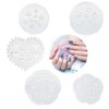 Konsait - Juego de 5 moldes de silicona para decoración