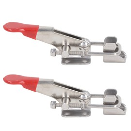 Juego de 2 Uds de Pestillos de Palanca Ajustables de Acero Inoxidable 304 de 400lbs de Capacidad para Moldes de Soldadura de Carpintería