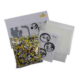 Hama Gift Box - 3D Safari | Approx. 2.500 Fuse Beads, 1 Large Square Pegboard, Printed Design Sheet, Instructions & Ironing Paper | Mosaic Decoration Arts & Craft for Creative Children Ages 5+